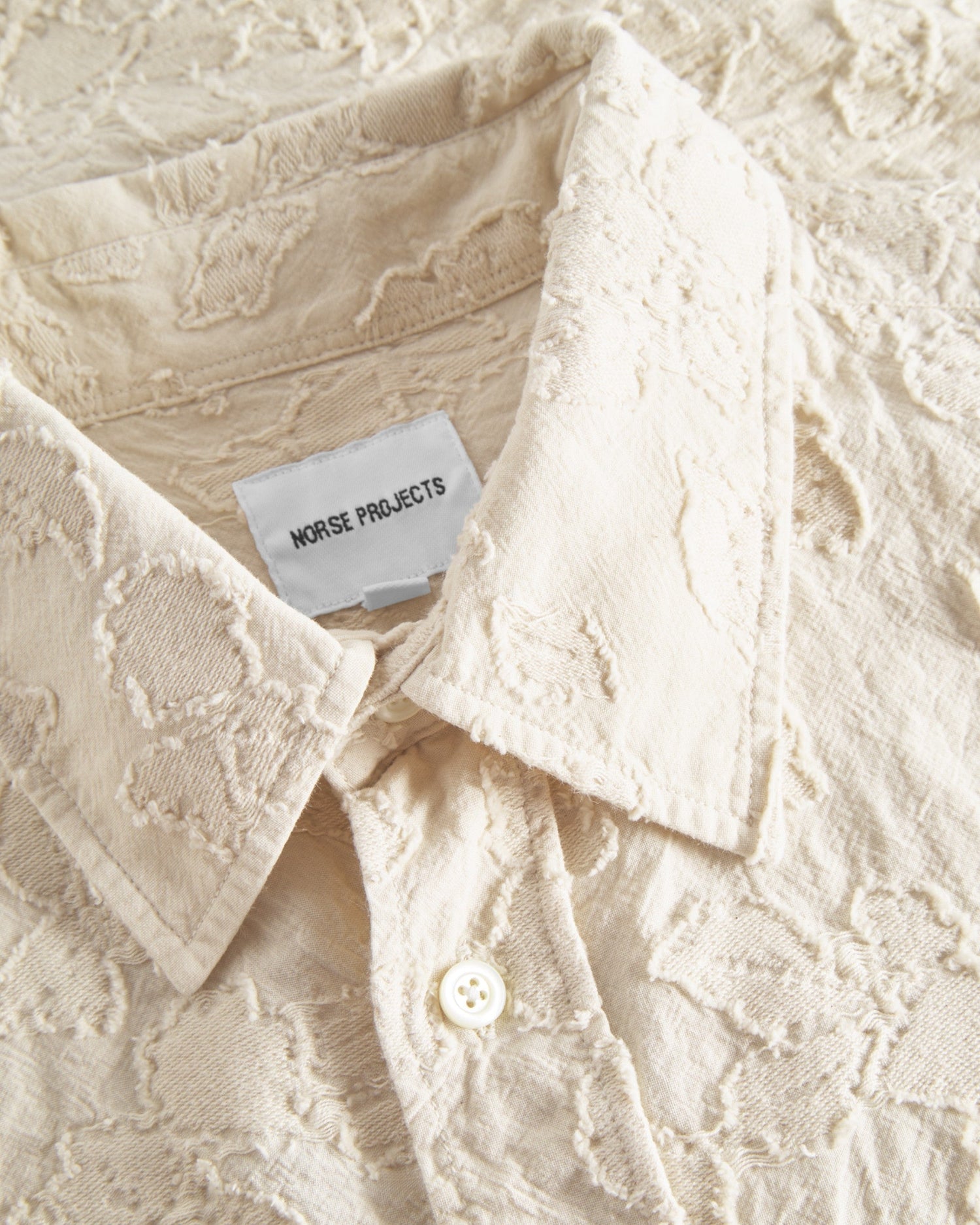 Norse Projects Ole Oversized Fil Coupe Short Sleeve Erkek Gömlek