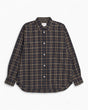 Norse Projects Ole Oversized Wool Check Erkek Gömlek Dark Navy Check