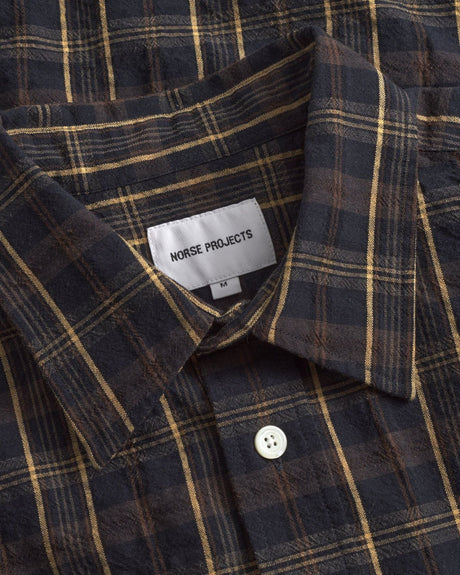 Norse Projects Ole Oversized Wool Check Erkek Gömlek