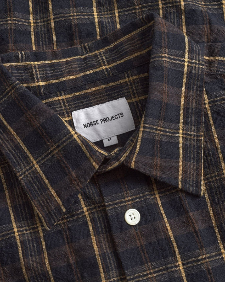 Norse Projects Ole Oversized Wool Check Erkek Gömlek