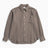 Norse Projects Ole Oversized Wool Stripe Erkek Gömlek Seal Brown