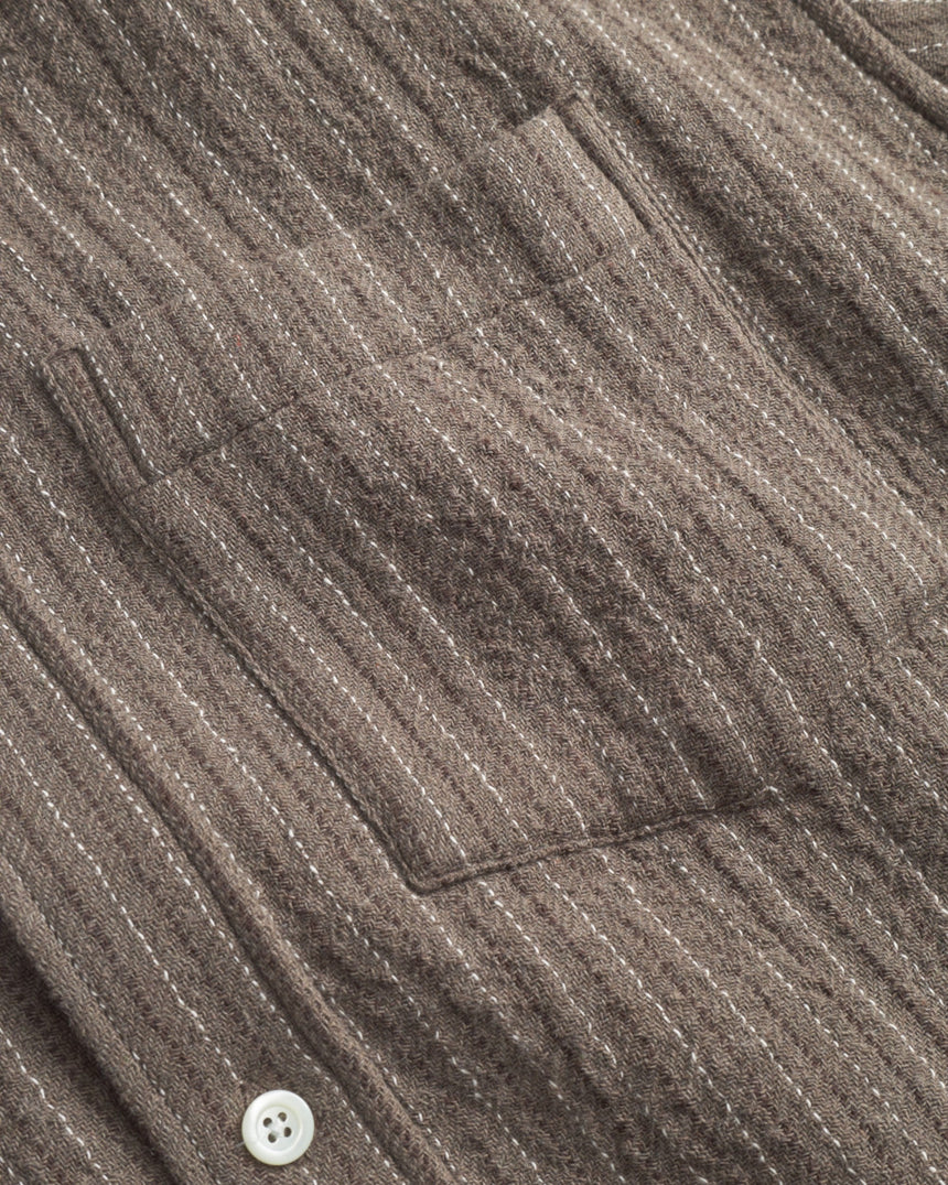 Norse Projects Ole Oversized Wool Stripe Erkek Gömlek