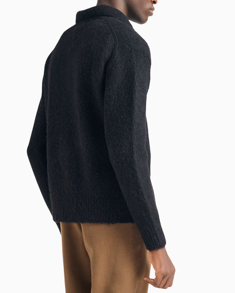 Norse Projects Rasmus Relaxed Brushed Erkek Polo Kazak