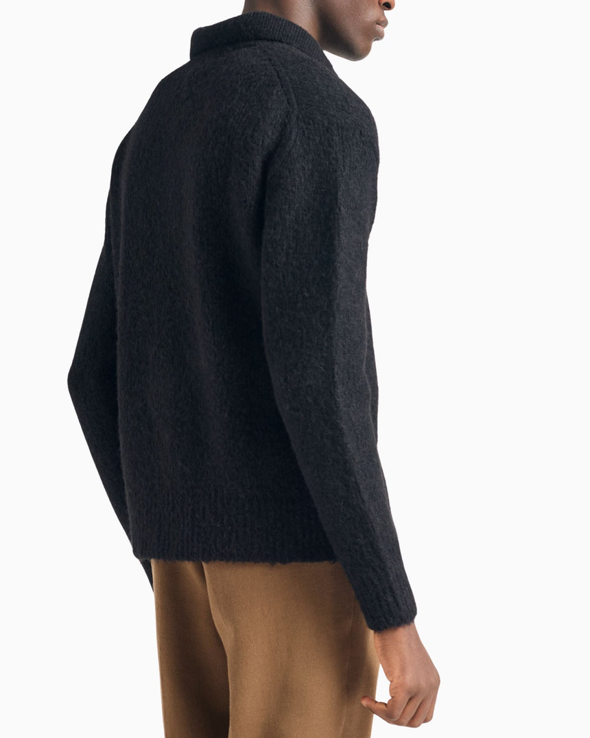 Norse Projects Rasmus Relaxed Brushed Erkek Polo Kazak