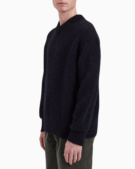 Norse Projects Rasmus Relaxed Brushed V-Neck Sweater
