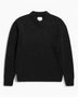 Norse Projects Rasmus Relaxed Brushed V-Yaka Erkek Kazak Black