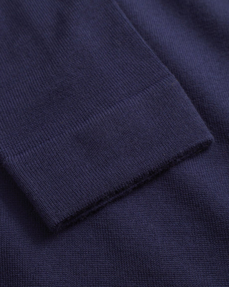 Norse Projects Tech Merino Crepe Erkek Polo Kazak