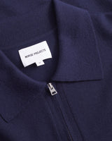 Norse Projects Tech Merino Crepe Erkek Polo Kazak