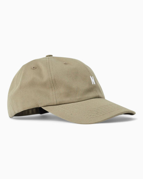 Norse Projects Twill Sports Cap Sediment Green