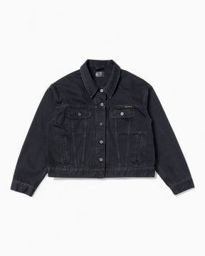 Nudie Jeans Berit Denim Jacket Asphalt Black