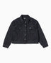 Nudie Jeans Berit Denim Jacket Asphalt Black