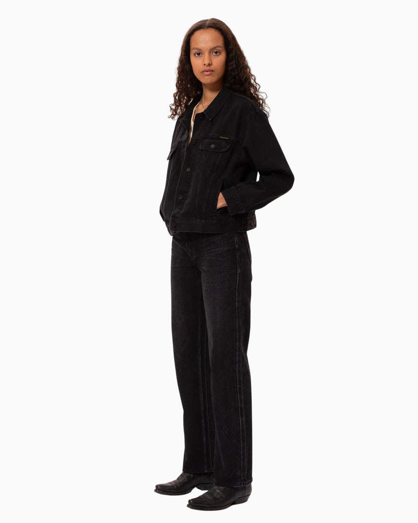 Nudie Jeans Berit Denim Jacket Asphalt