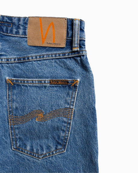 Nudie Jeans Breezy Britt Casual Blue Kadın Jean Pantolon