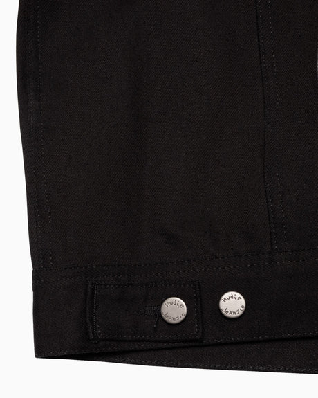 Nudie Jeans Conny Denim Dry Black Tar Erkek Ceket