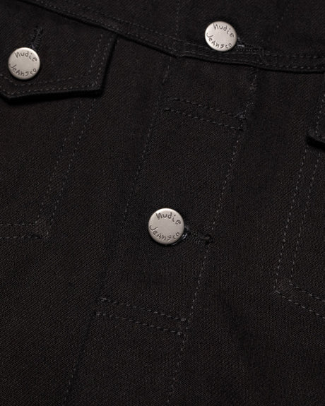 Nudie Jeans Conny Denim Dry Black Tar Erkek Ceket