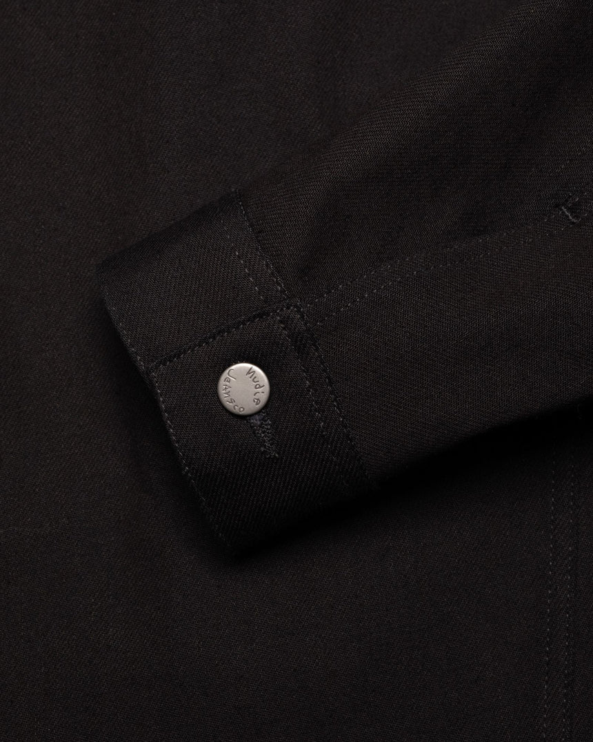 Nudie Jeans Conny Denim Dry Black Tar Erkek Ceket