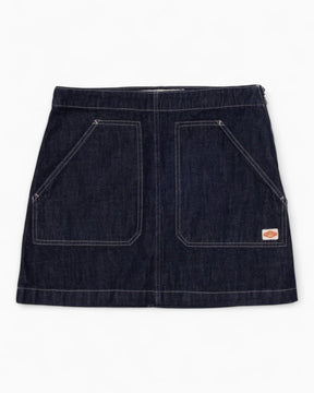 Nudie Jeans Elvy Workwear Kadın Denim Etek Dark Blue