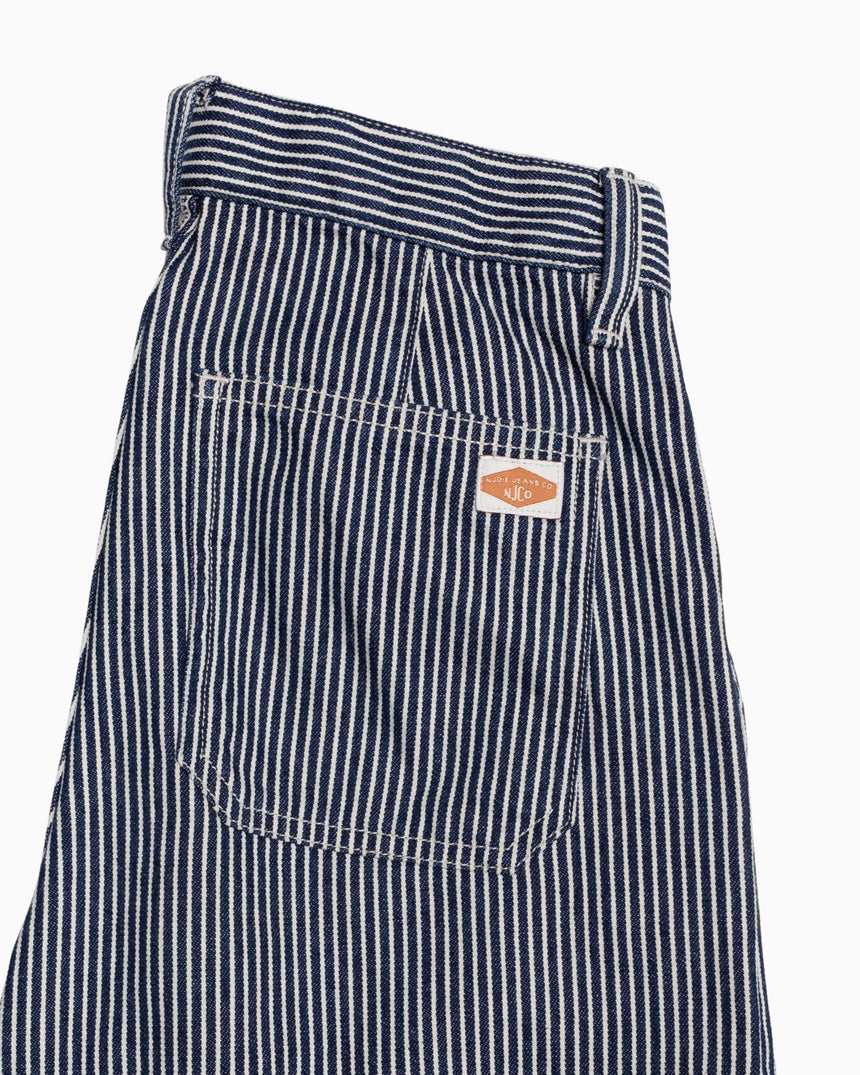 Nudie Jeans Inez Striped Kadın Pantolon Blue/Off White