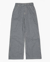 Nudie Jeans Inez Striped Kadın Pantolon Blue/Off White