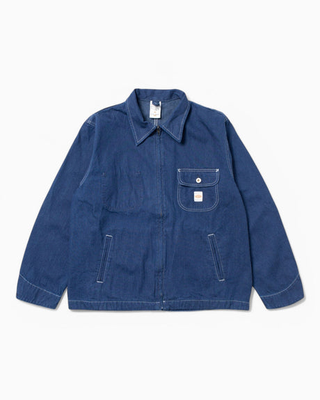 Nudie Jeans Jimmy UD Zip Erkek Ceket Blue
