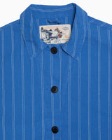 Nudie Jeans Kicki Striped Workwear Kadın Ceket Blue/Off White