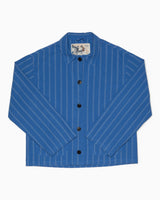 Nudie Jeans Kicki Striped Workwear Kadın Ceket Blue/Off White