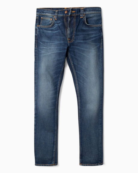 Nudie Jeans Lean Dean Troubled Sea Erkek Jean Pantolon Troubled Sea