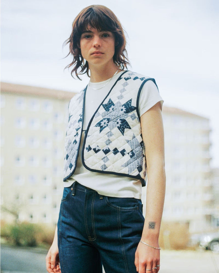 Nudie Jeans Lill Quilted Cotton Kadın Yelek