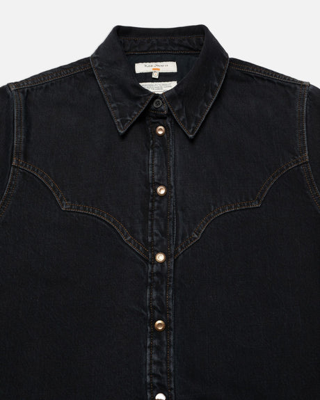 Nudie Jeans Lotta Western Denim Shirt