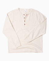 Nudie Jeans LS Henley T-Shirt Ecru