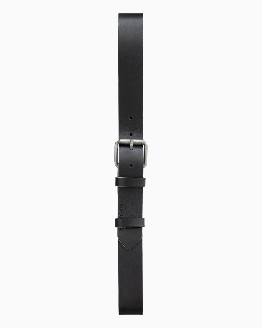Nudie Jeans Pedersson Deri Kemer Black