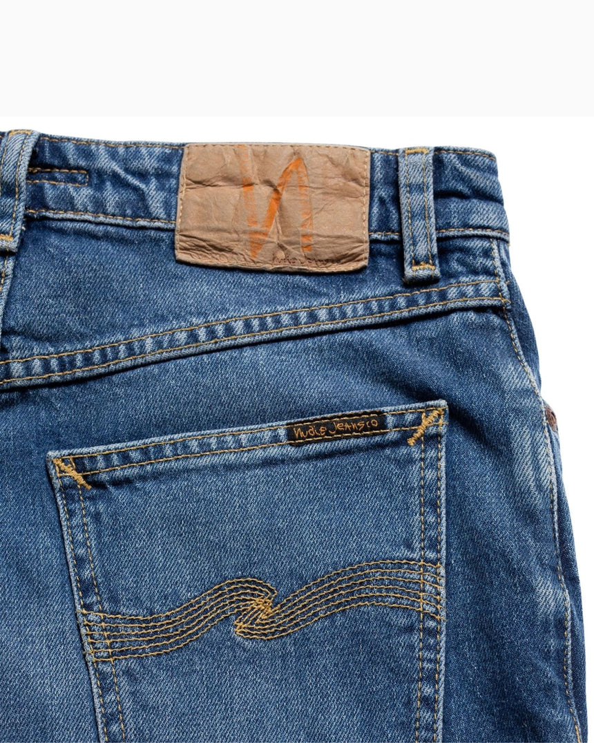 Nudie Jeans Rowdy Ruth French Blue Kadın Jean Pantolon