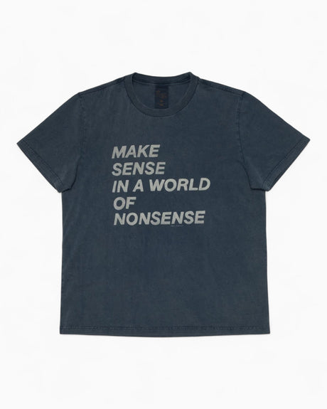 Nudie Jeans Roy Make Sense Erkek T-Shirt Blue