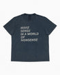 Nudie Jeans Roy Make Sense Erkek T-Shirt Blue