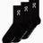 On Logo Sock High 3'lü Çorap Black