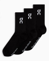 On Logo Sock High 3'lü Çorap Black