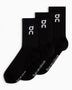 On Logo Sock High 3'lü Çorap Black