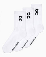 On Logo Sock High 3'lü Çorap White