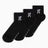 On Logo Sock Mid 3'lü Çorap Black