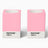 Pantone Candle Holders Set Of 2 Light Pink