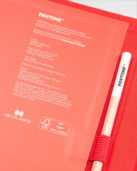 Pantone Notebook W/ Pencil Unlined