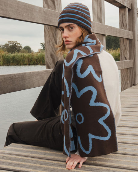 PEMY Çizgili Triko Bere