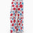 PEMY Red Flower Düz Kesim Geniş Kadın Pantolon Red Flower
