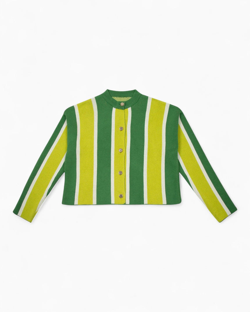 PEMY Triko Ceket Leaf