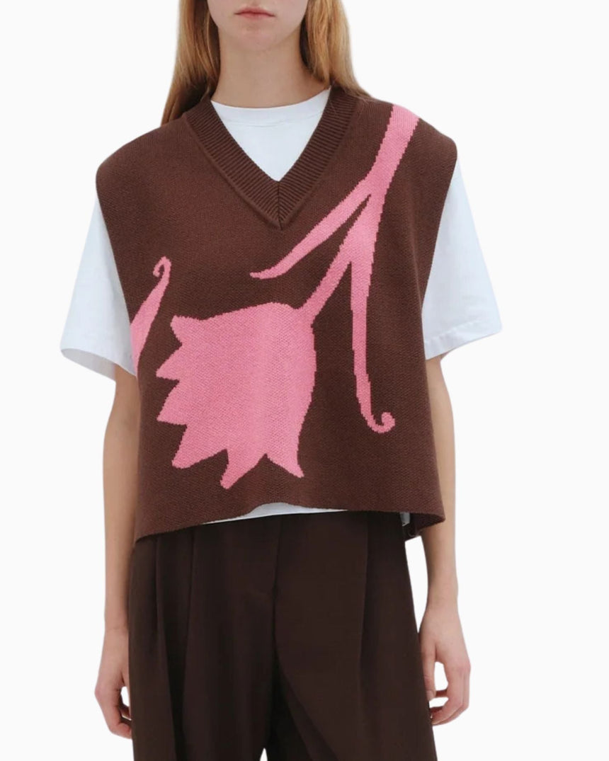 PEMY Tulip V Yaka Süveter