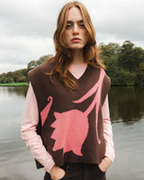 PEMY Tulip V Yaka Süveter