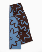 PEMY Wood Triko Atkı Blue/Brown