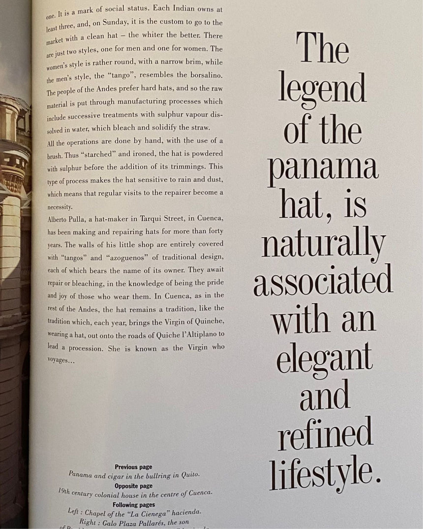 Pestil Books for vitruta Ecuador's Hidden Secret: The Panama Hat Legend
