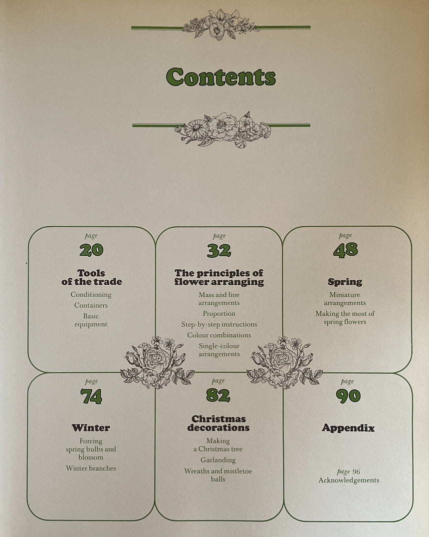 Pestil Books for vitruta Flower Arranging