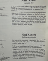 Pestil Books for vitruta Indonesian and Thai Cookery